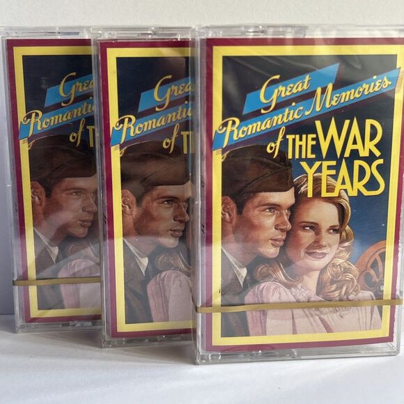 Other - Set of 3 Great Romantic Memories of the War Years Cassette Tapes Readers Digest